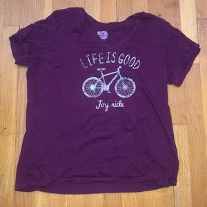 Purple life is good T